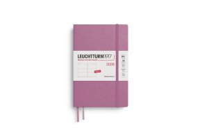 LEUCHTTURM WEEKLY PLANNER 2026 B6 HC 12 MONTHS DUSTY ROSE 372715